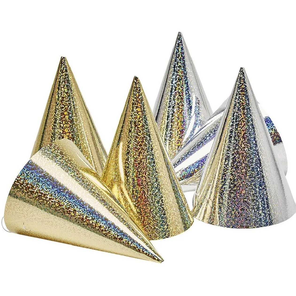 Chapeau de fête holographique x 6