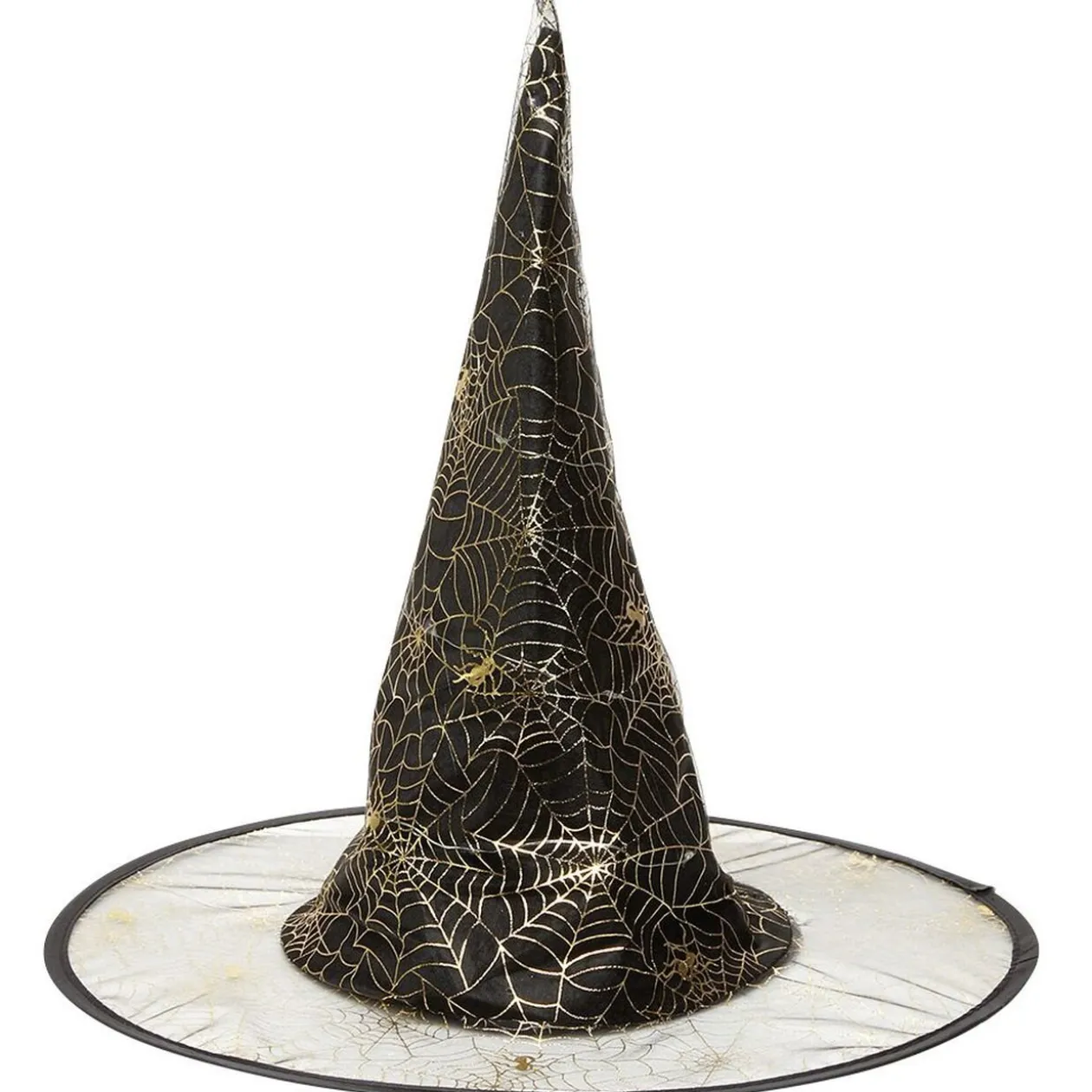 Chapeau de sorcière en plastique LED Ø38 cm