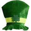 Chapeau haut-de-forme Saint-Patrick taille adulte polyester vert