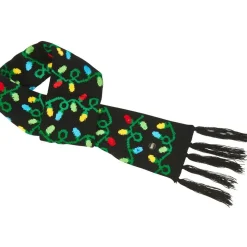 Écharpe de Noël lumineuse noire