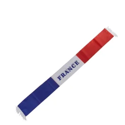 Écharpe de supporter imprimé France drapeau tricolore