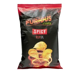 Chips El Valle Furious saveur pomme de terre épicée 120g