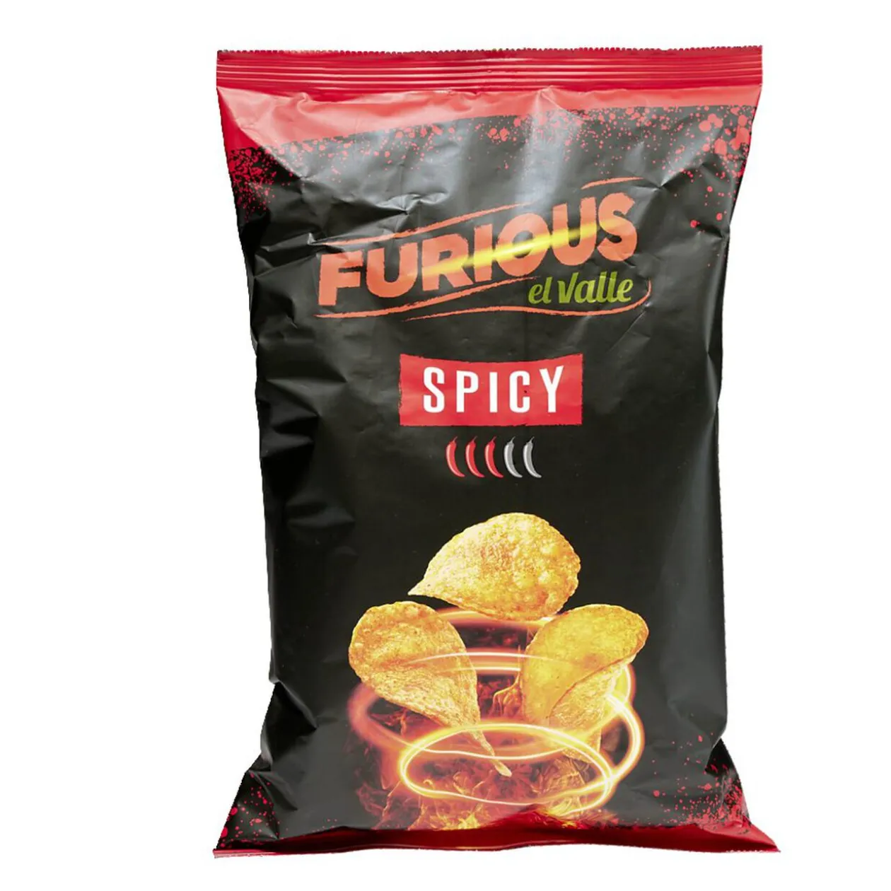 Chips El Valle Furious saveur pomme de terre épicée 120g