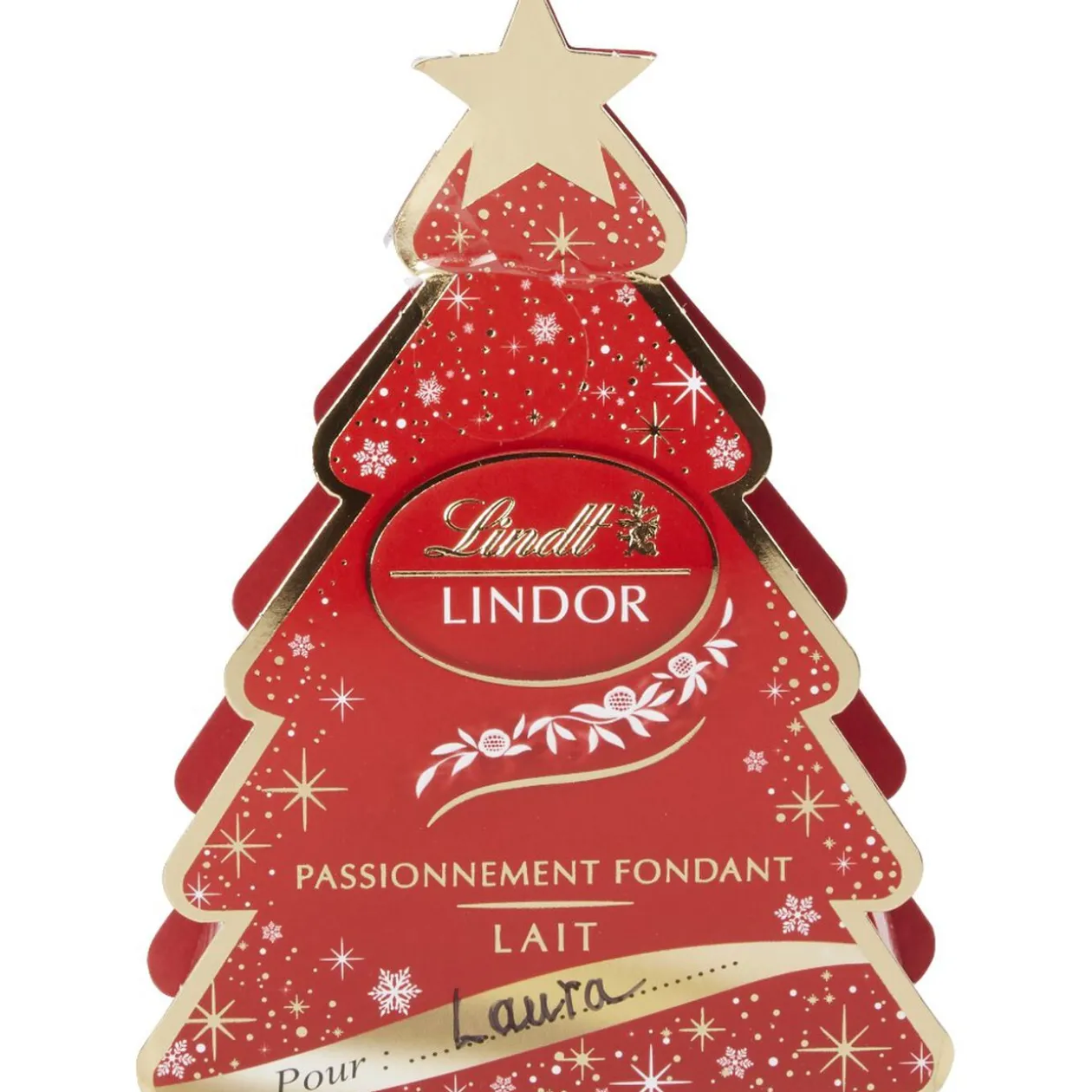 Chocolat Lindor boîte sapin 37g