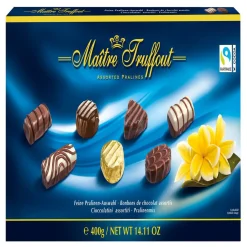 Chocolats pralinés Maître Truffout 400gr - Boîte bleue