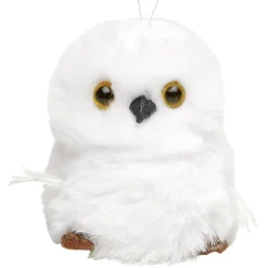 Chouette à suspendre effet peluche