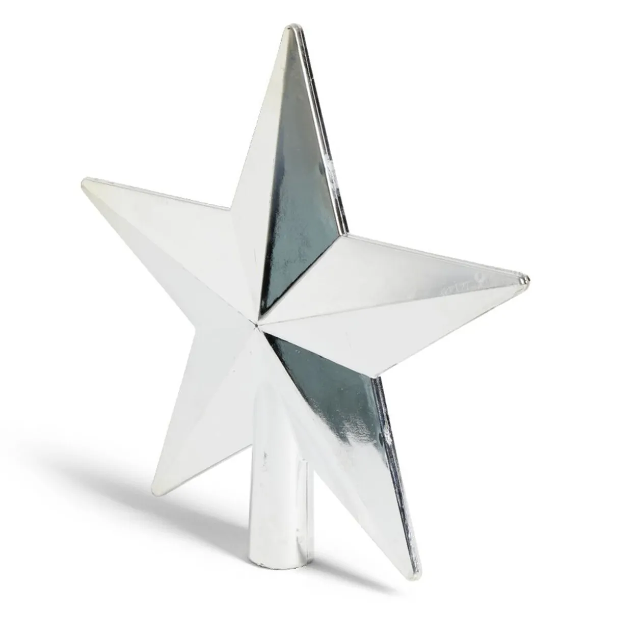 Cimier étoile argenté 20x20cm