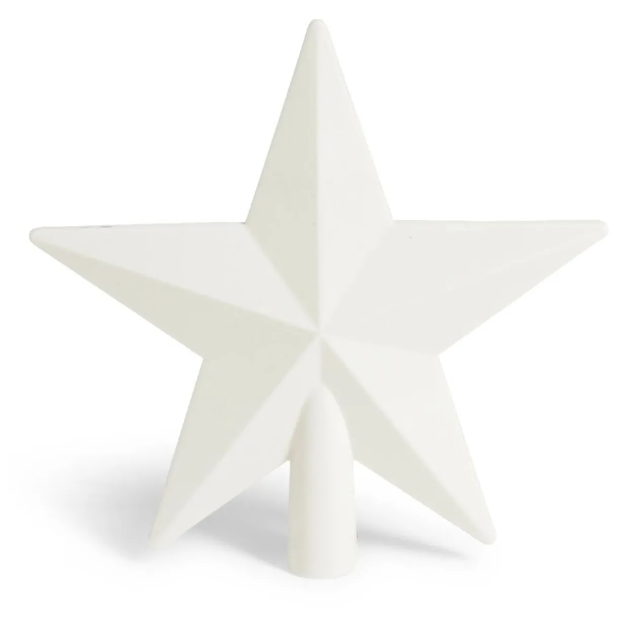 Cimier étoile blanc 20x20cm