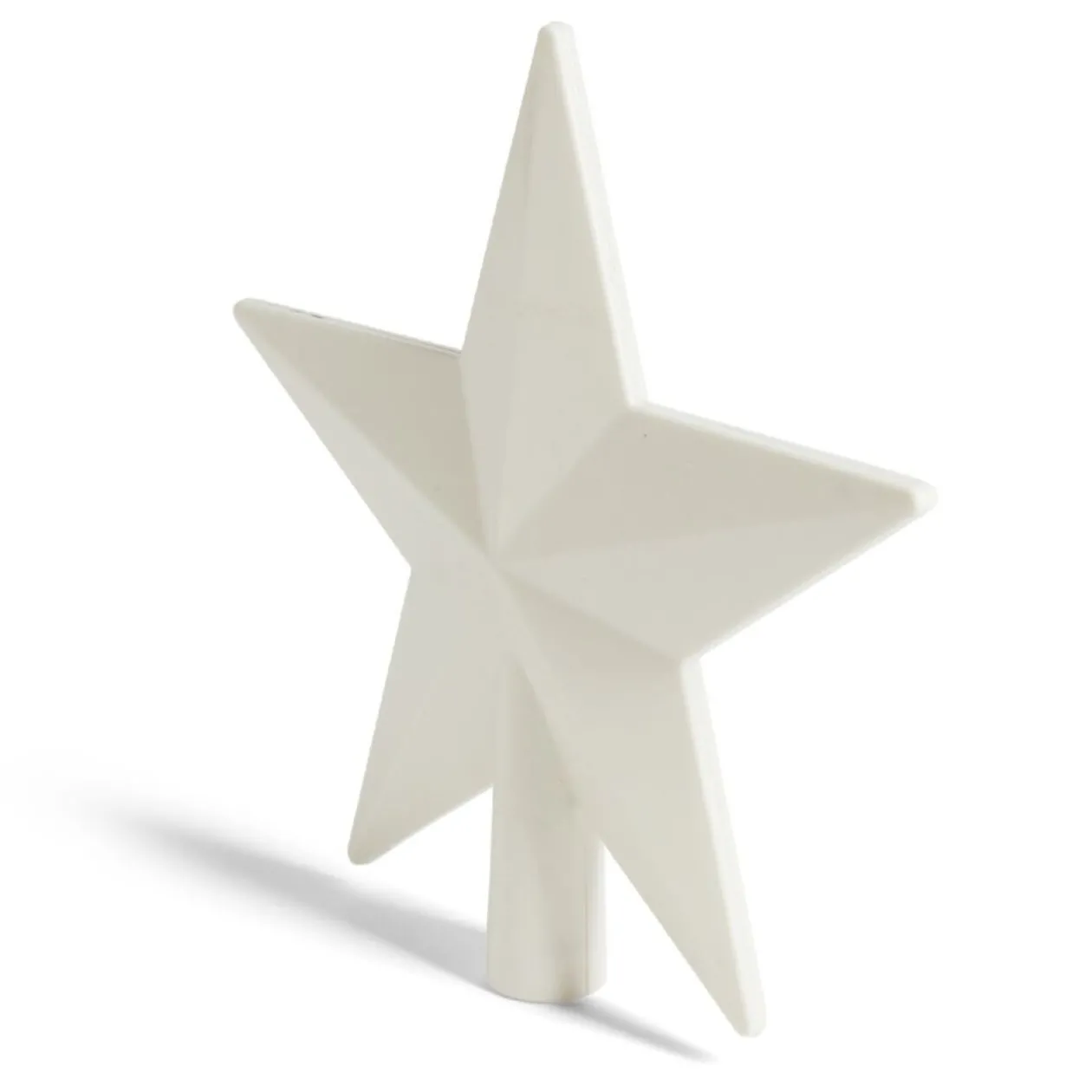 Cimier étoile blanc 20x20cm