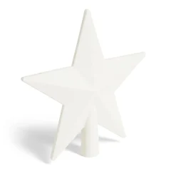Cimier étoile blanc 20x20cm