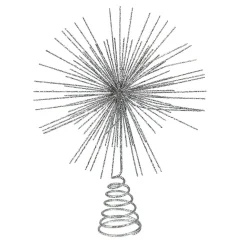 Cimier tête de sapin Noël étoile scintillante