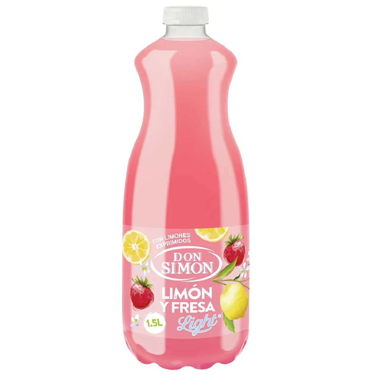 Citronnade saveur citron et fraise Don Simon bouteille 1,5L
