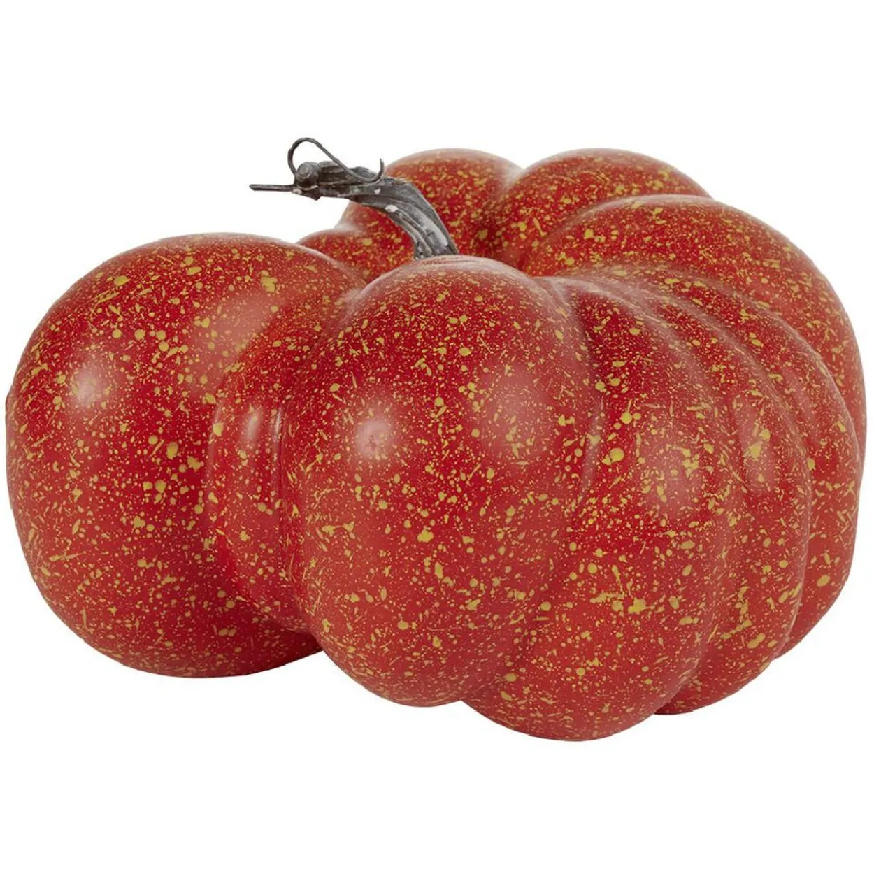 Citrouille décorative Halloween 21,5x22x12cm orange