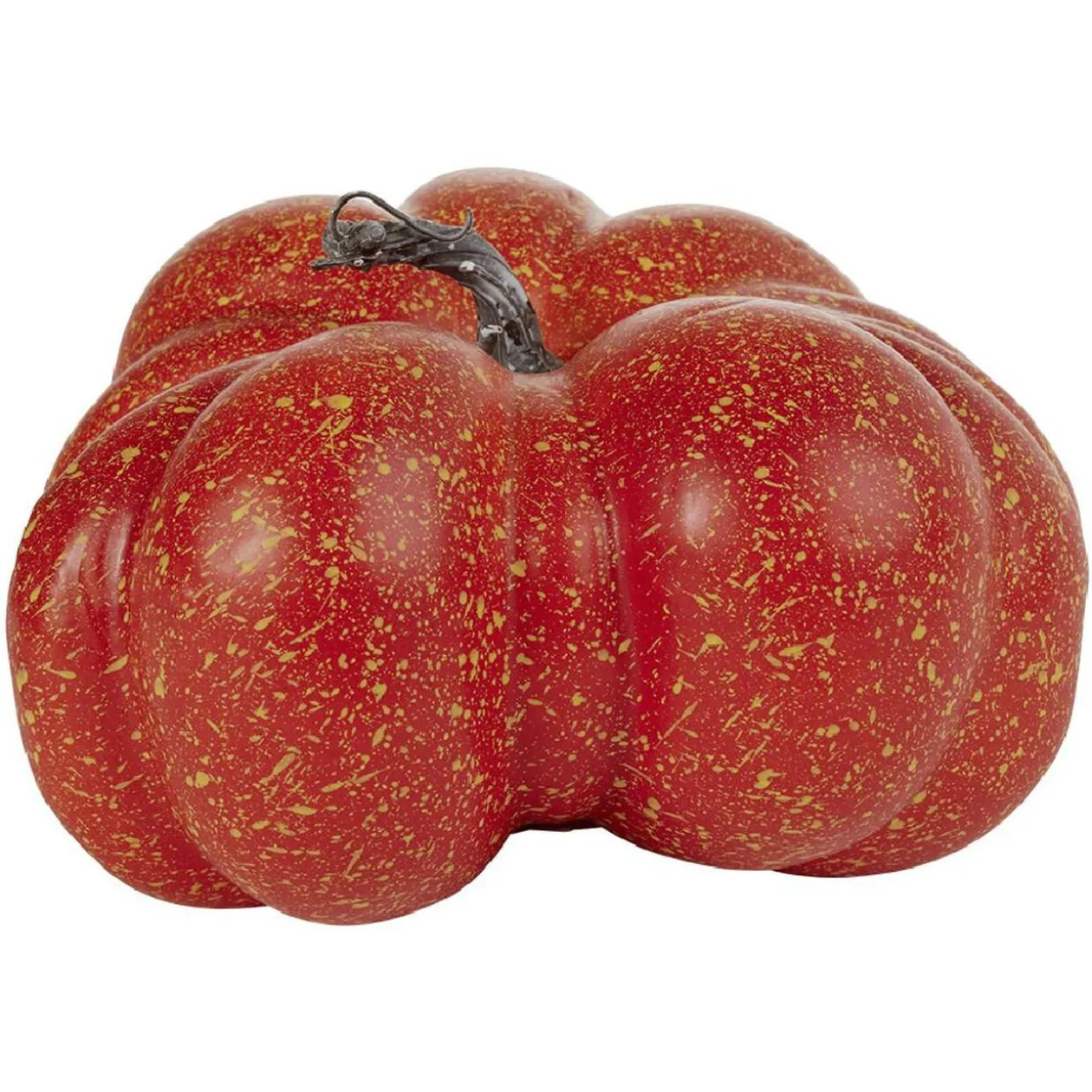 Citrouille décorative Halloween 21,5x22x12cm orange