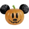 Citrouille Disney Mickey à LED orange et noir L30xH18cm - grand modèle