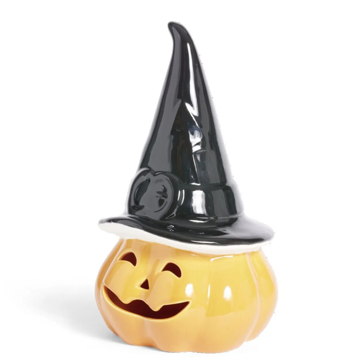 Citrouille Halloween éclairage LED porcelaine orange