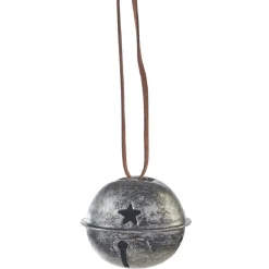 Clochette rouge de Noël à suspendre x10