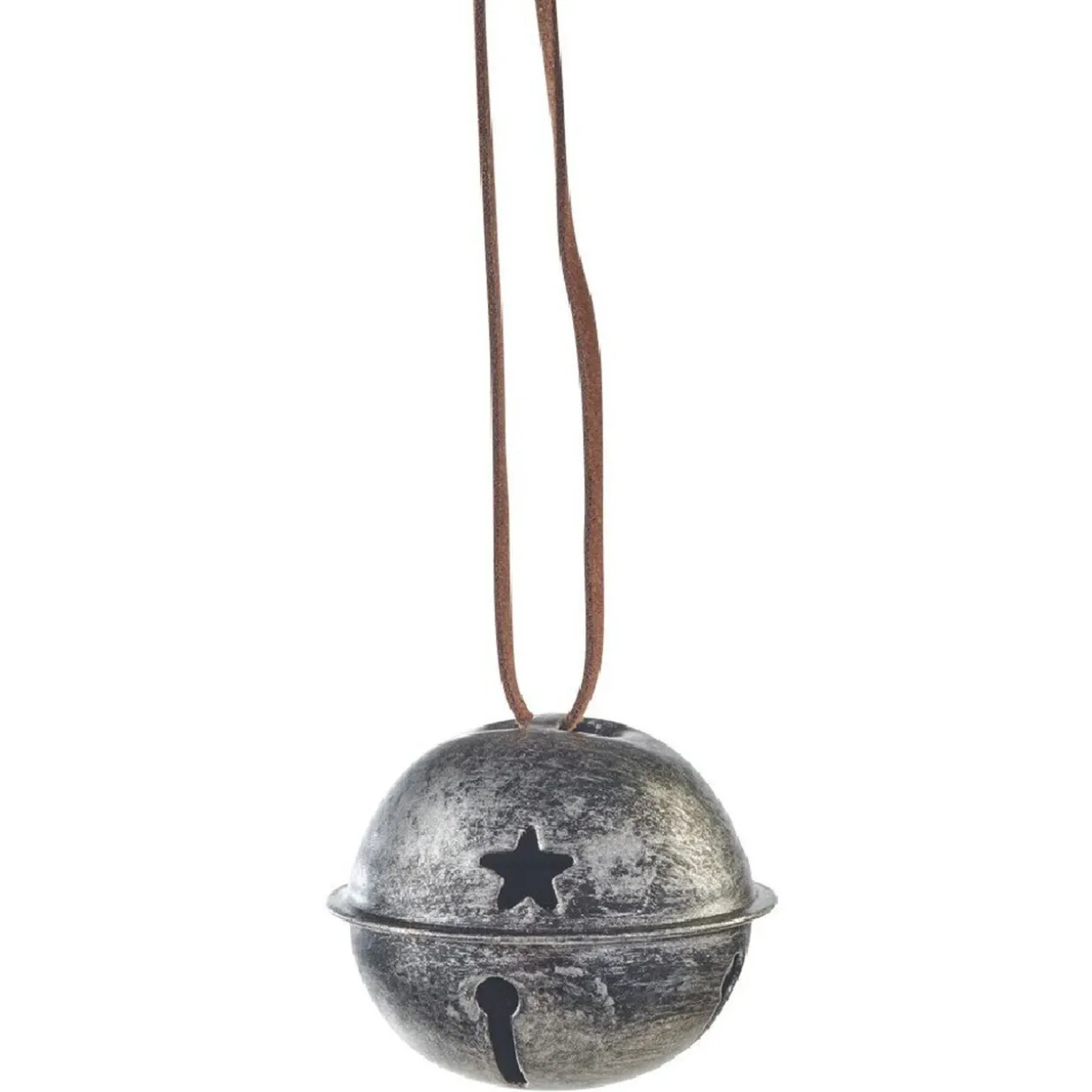 Clochette rouge de Noël à suspendre x10