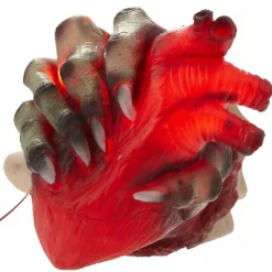 Coeur animé latex décoration à poser Halloween