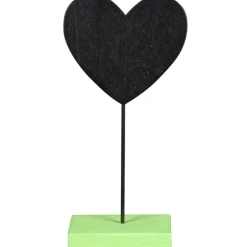 Coeur ardoise marque place vert