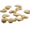 Coeur en mousse doré x40