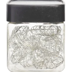 Coeur métal argenté x7