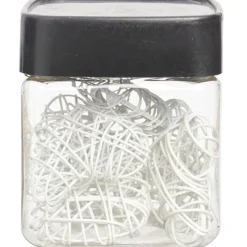 Coeur métal blanc x7