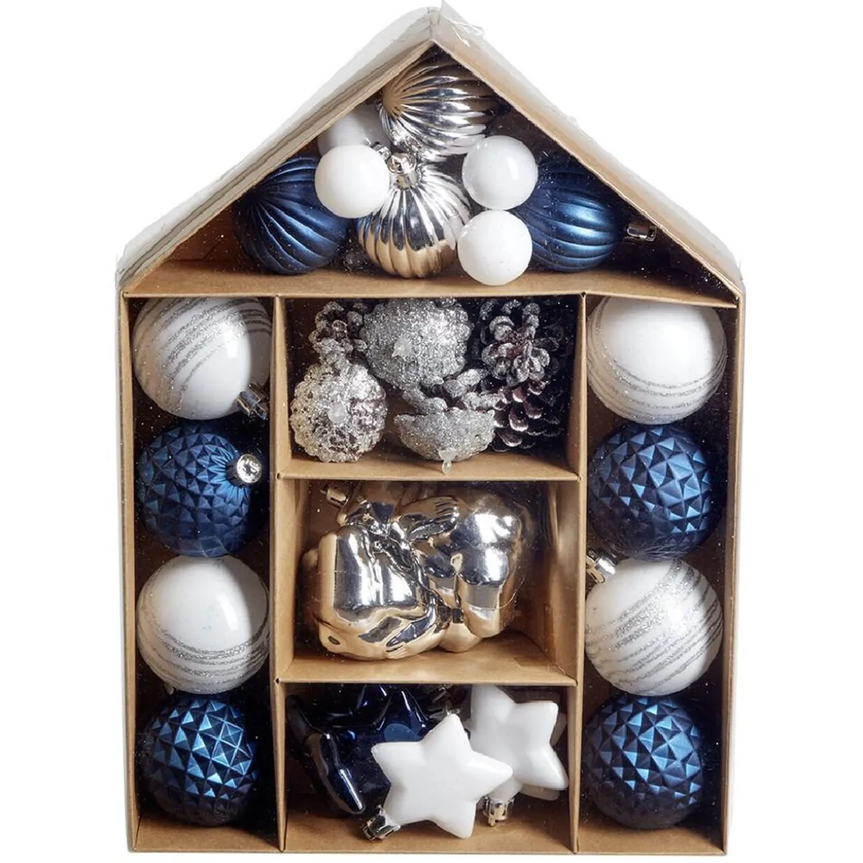 Coffret décoration à suspendre sapin x32