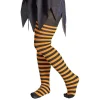 Collant enfant à rayures Halloween
