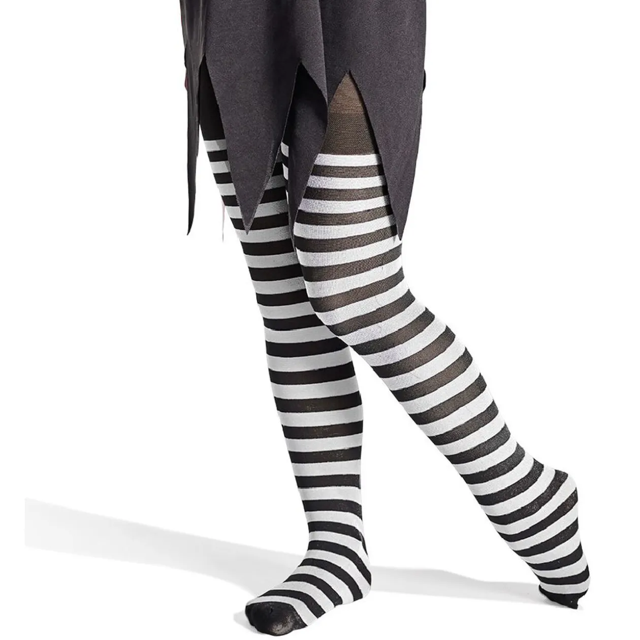 Collant enfant à rayures Halloween