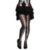 Collant Halloween squelette adulte Taille unique