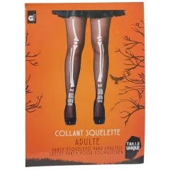 Collant Halloween squelette adulte Taille unique