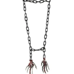 Collier chaîne 3 pendentifs Halloween x3