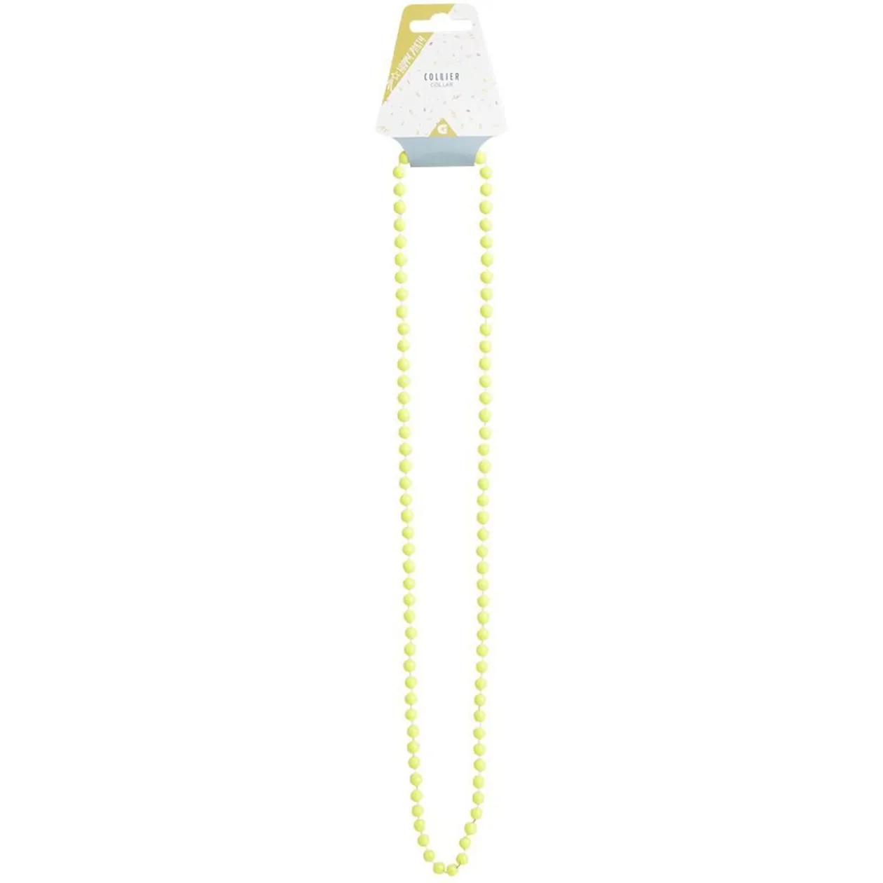 Collier perle flashy L84cm - 4 modèles