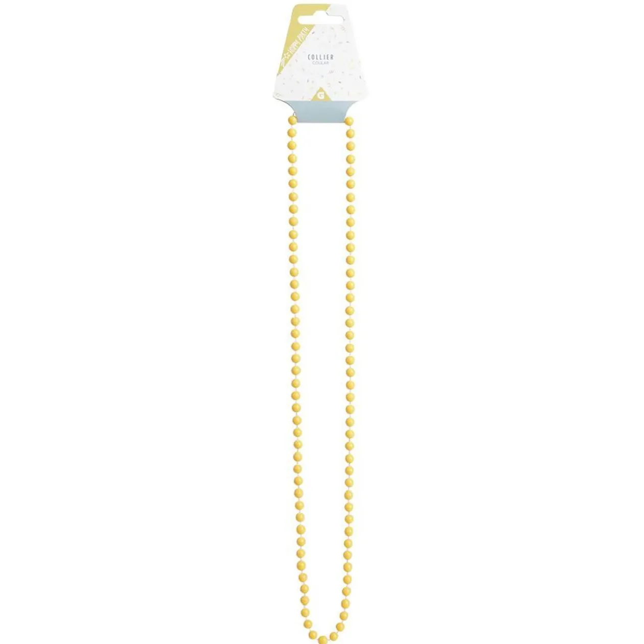 Collier perle flashy L84cm - 4 modèles