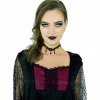 Collier tour de cou femme vampire Halloween