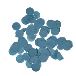 Confettis en papier rond bleu ø 2 cm