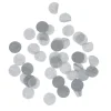 Confettis en papier rond gris ø 2 cm