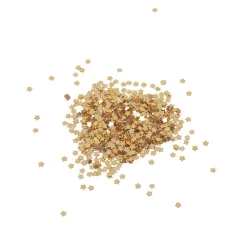 Confettis minis étoiles or brillant à parsemer