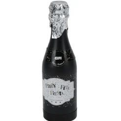 Cotillons bouteille argenté doré ou noir