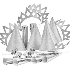 Cotillons pailletés dorés ou argentés