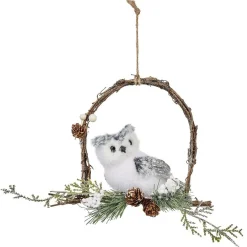 Couronne de Noël animaux à suspendre Ø17 cm