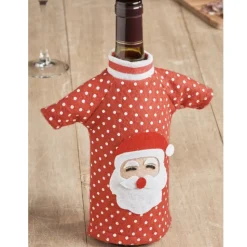 Couvre bouteille t-shirt Père Noël