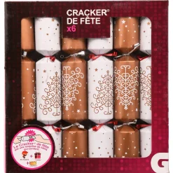 Cracker cotillon de fêtes x6