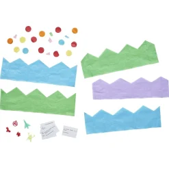 Crackers cotillons de fête multicolore 6 personnes