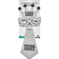 Cravate et lunette Bonne Année