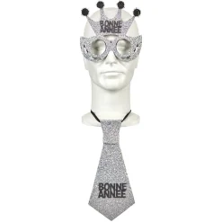 Cravate et lunette Bonne Année