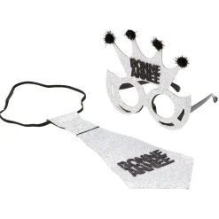 Cravate et lunettes fantaisie