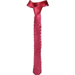 Cravate uni à paillettes