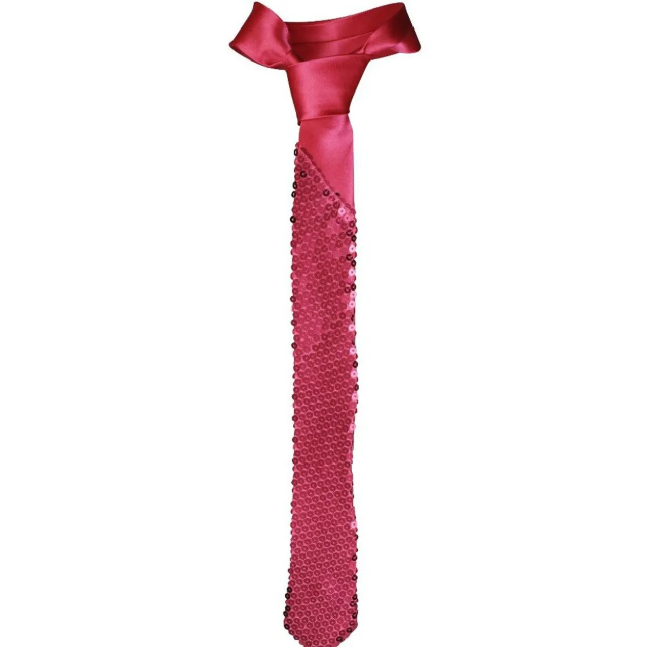 Cravate uni à paillettes